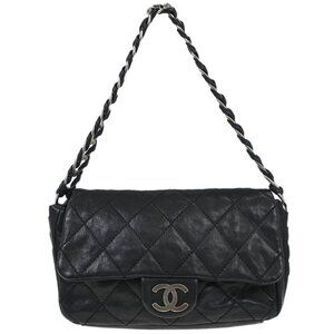 Chanel Black Calfskin Wild Stitch Handbag 115797